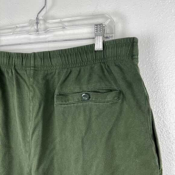 Lands' End Shorts Men Large 36-38 Green Pull On Drawstring Casual Lounge Bottoms - Picture 11 of 14